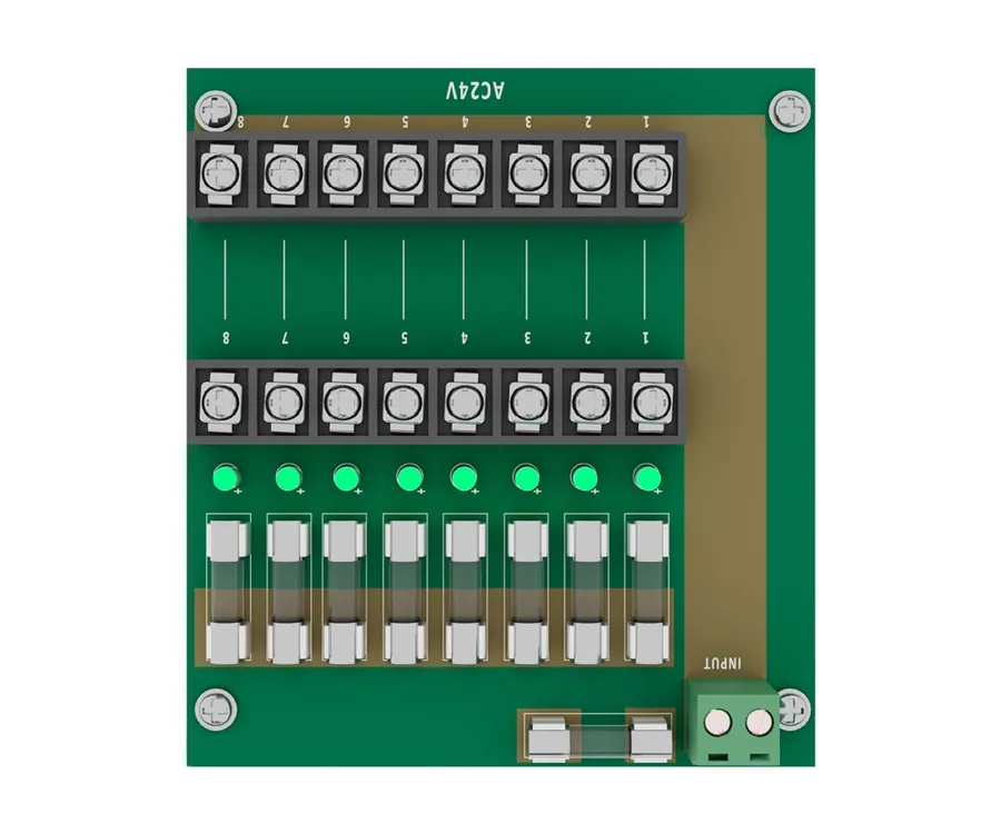 AC 9 WAY PCB